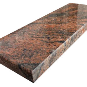 GRANIT multicolor red 3 cm grubości narożniki proste