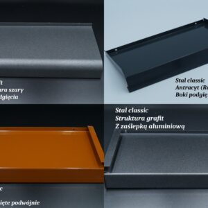 Parapet ocynk malowany