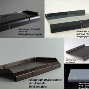 Parapet aluminiowy płytka 1,0 mm